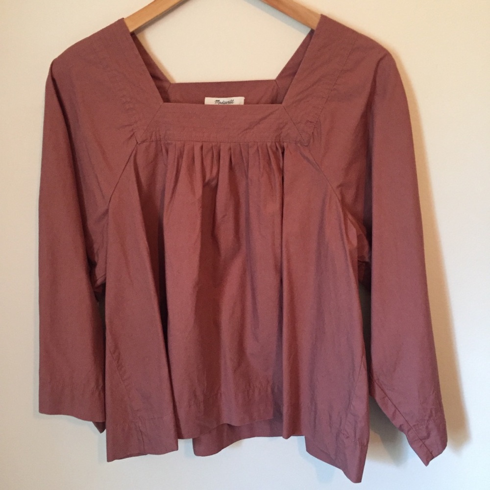 Madewell Square-Neck Top, sz. M